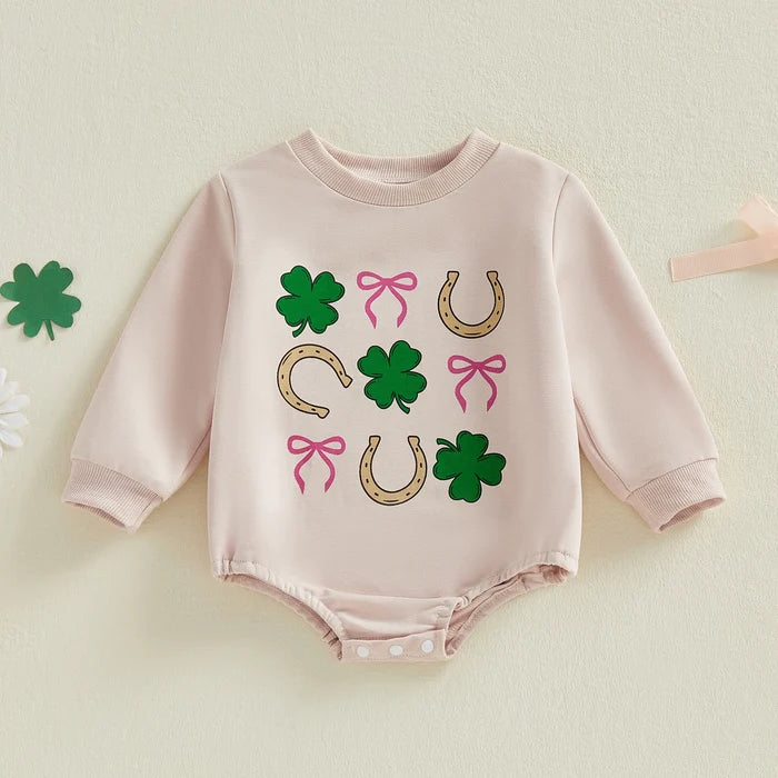 TIC TAC CLOVER Long-Sleeve Romper