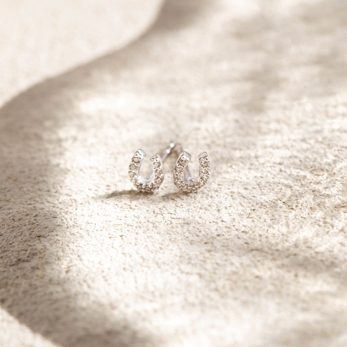 Tiny Horseshoe Studs