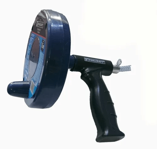 ToolCraft Drain Auger Multiple uses for numerous drains such as kitchen, bathroom, bathtubs, utility sinks - TC 2084 MEGA