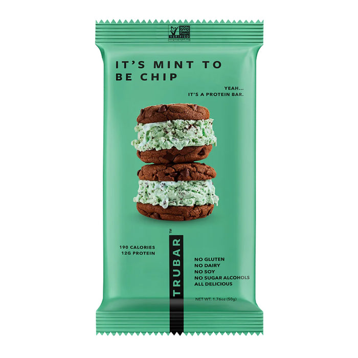Trubar It's Mint to Be Chip Protein Bar - 12 Count