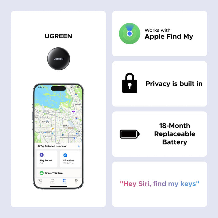 UGREEN FineTrack Mini Smart Finder (IOS only) - UGREEN EU