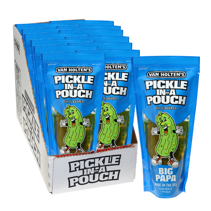 Van Holten's Hearty Dill Flavor Big Papa Pickles - 12 Count