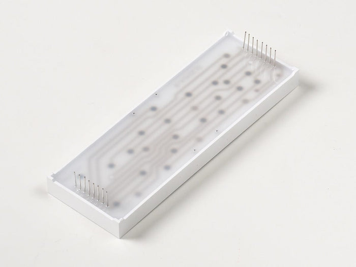 Yellow 7-segment clock display - 1.2" digit height by The Pi Hut - The Pi Hut