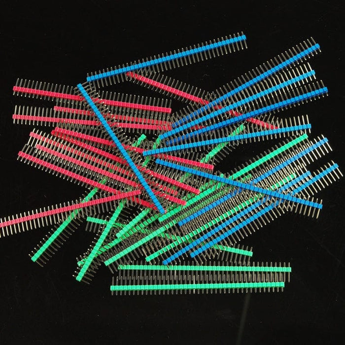 0.1″ (2.54 mm) Arduino Male Pin Headers (Straight Green 10PCS) by DFRobot - The Pi Hut