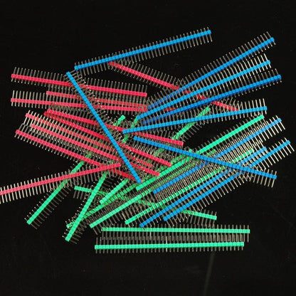 0.1″ (2.54 mm) Arduino Male Pin Headers (Straight Green 10PCS) by DFRobot - The Pi Hut