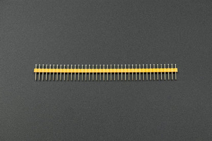 0.1″ (2.54 mm) Arduino Male Pin Headers (Straight Yellow 10PCS) [Discontinued] by DFRobot - The Pi Hut