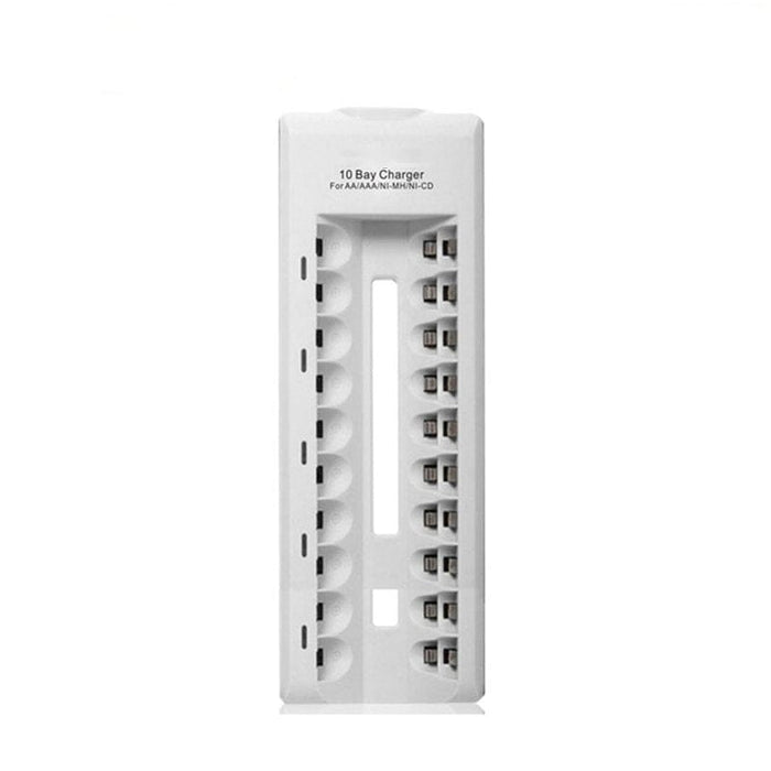 10 Bay AA/AAA NiMH & NiCd Battery Charger [discontinued] by ModMyPi - The Pi Hut