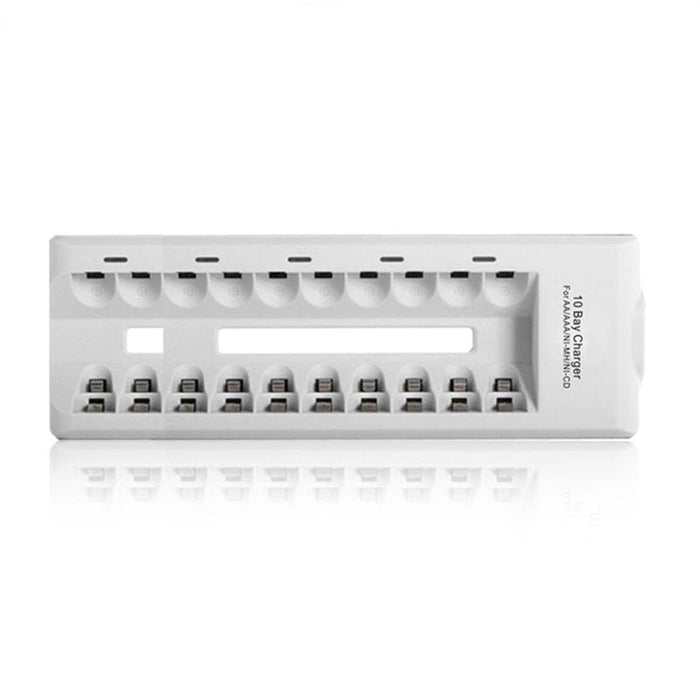 10 Bay AA/AAA NiMH & NiCd Battery Charger [discontinued] by ModMyPi - The Pi Hut