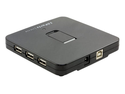 10 Port USB 2.0 Hub - 5V 4A by The Pi Hut - The Pi Hut