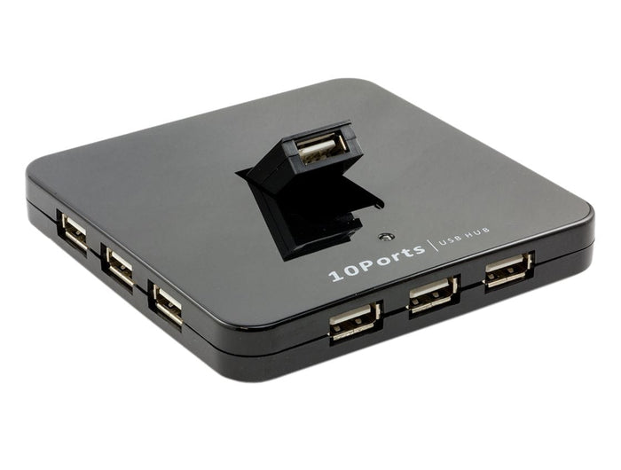 10 Port USB 2.0 Hub - 5V 4A by The Pi Hut - The Pi Hut
