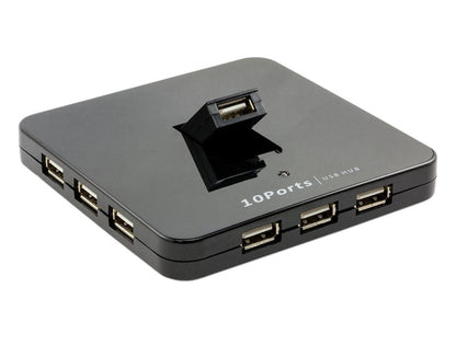 10 Port USB 2.0 Hub - 5V 4A by The Pi Hut - The Pi Hut