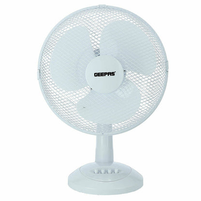 12-Inch Portable Oscillating Desk Fan (White, Grey, Black)