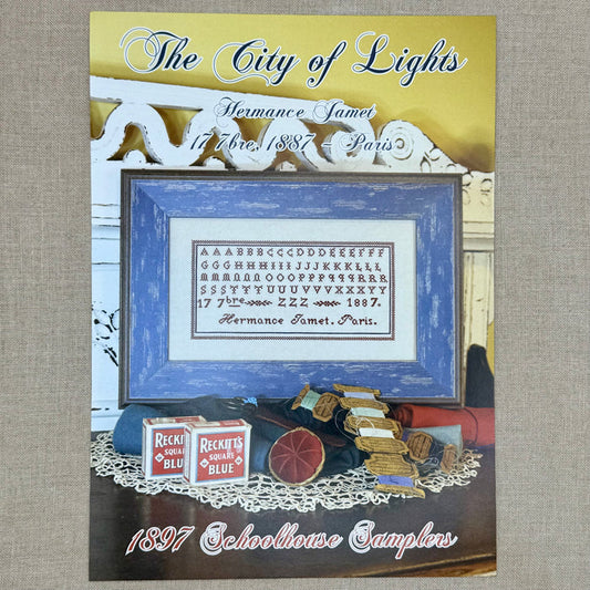 1897 Schoolhouse Samplers - The City of Lights -  Physical Chart