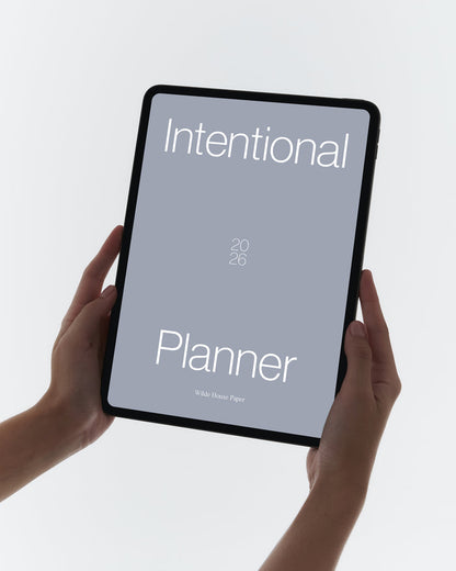 2026 Intentional Digital Planner