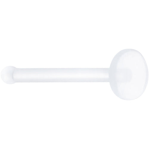 20G Clear Flat Bioplast Nose Retainer