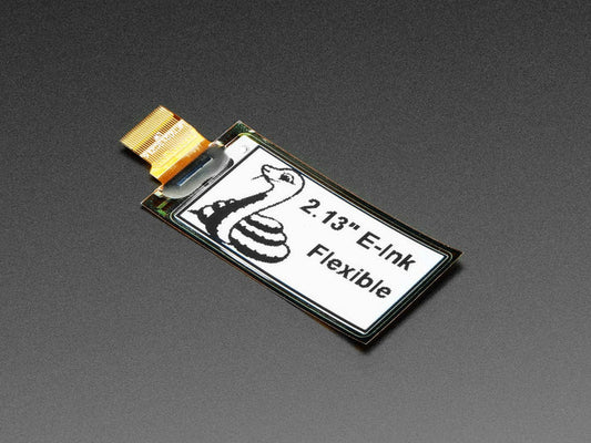 2.13" Flexible Monochrome eInk / ePaper Display (212x104 Monochrome) by The Pi Hut - The Pi Hut