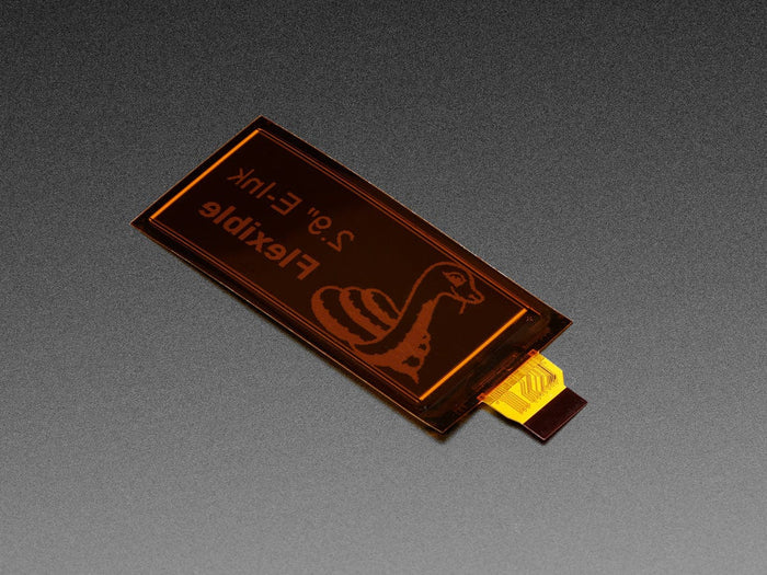 2.9" Flexible Monochrome eInk / ePaper Display (296x128 Monochrome) by The Pi Hut - The Pi Hut