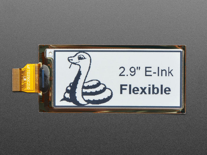 2.9" Flexible Monochrome eInk / ePaper Display (296x128 Monochrome) by The Pi Hut - The Pi Hut