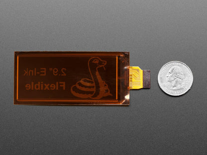 2.9" Flexible Monochrome eInk / ePaper Display (296x128 Monochrome) by The Pi Hut - The Pi Hut