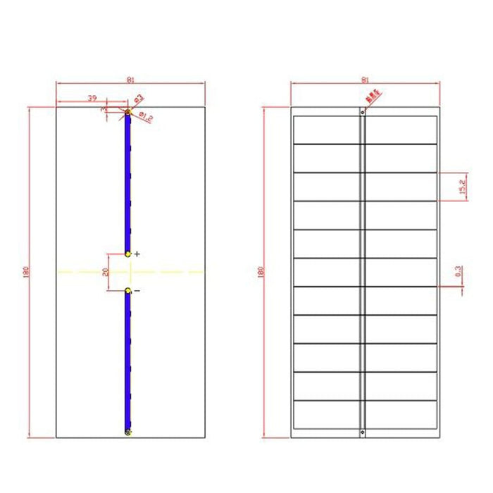 2W Solar Panel 80mm x 180mm by Seeed - The Pi Hut