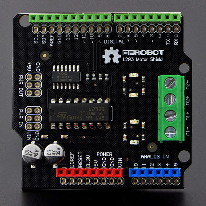 2x1A DC Motor Shield for Arduino by DFRobot - The Pi Hut