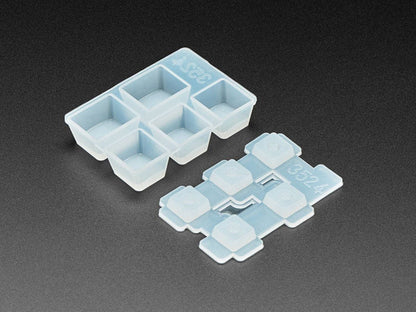 3 x 1U and 2 x 1.25U "Ctrl" Silicone Keycap Molds (MX Compatible Switches) [Discontinued] by The Pi Hut - The Pi Hut