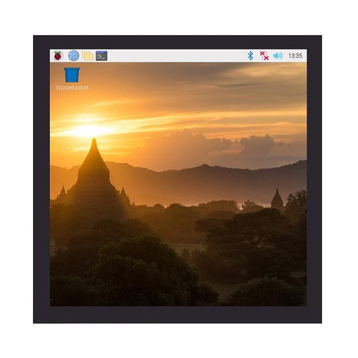 4" IPS Square Capacitive Touchscreen for Raspberry Pi (720x720) by Waveshare - The Pi Hut