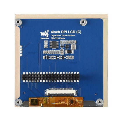 4" IPS Square Capacitive Touchscreen for Raspberry Pi (720x720) by Waveshare - The Pi Hut
