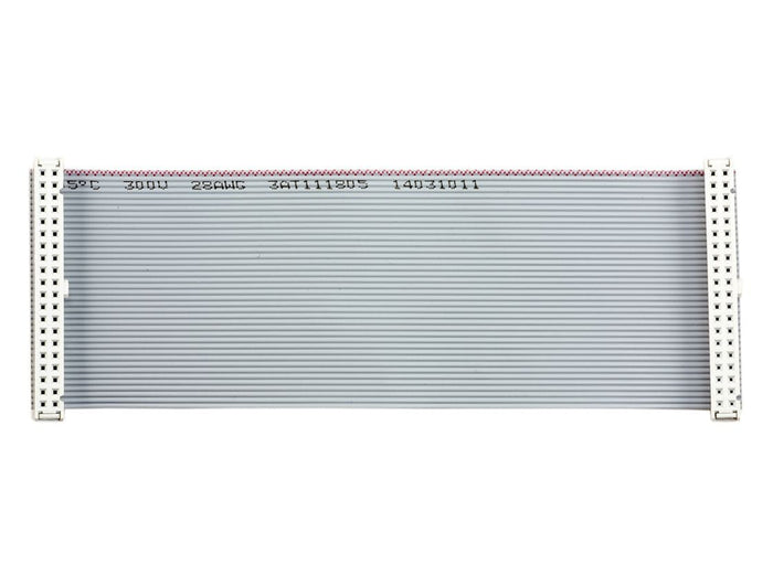 40-pin GPIO Female to Female Ribbon Cable - Grey 150mm by The Pi Hut - The Pi Hut