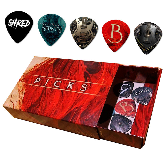 5 SIGNATURE PICKS + PICK BOX