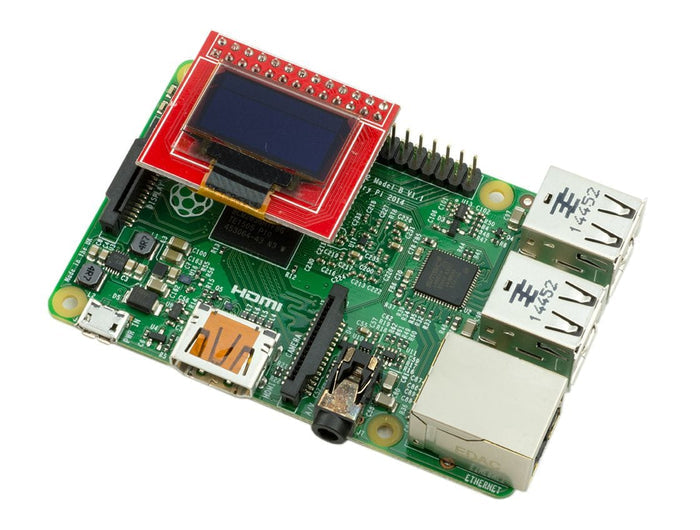 52Pi - 0.96" 128x64 OLED Screen for Raspberry Pi [Discontinued] by 52Pi - The Pi Hut