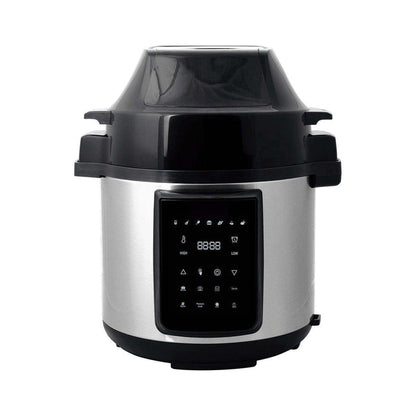 6L Air Fryer + Pressure Cooker (Silver) Kitchen Appliance-#product_category#-Home Living Store