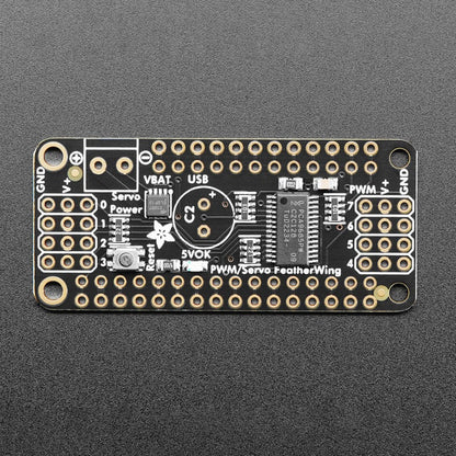 8-Channel PWM or Servo FeatherWing add-on for all Feather Boards by Adafruit - The Pi Hut