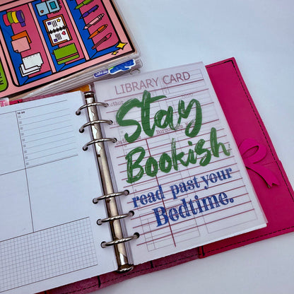 Bookish Checks and Lists Vellum Dashboards
