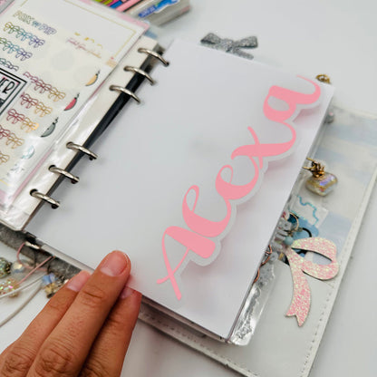 Custom Cut Edge Vellum Dashboard