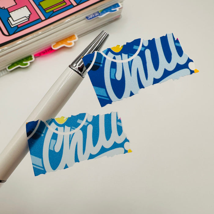 Colorful Graffiti Torn Paper Sticker Sheet