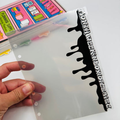 Graffiti Letter Dividers - SIDE TABS