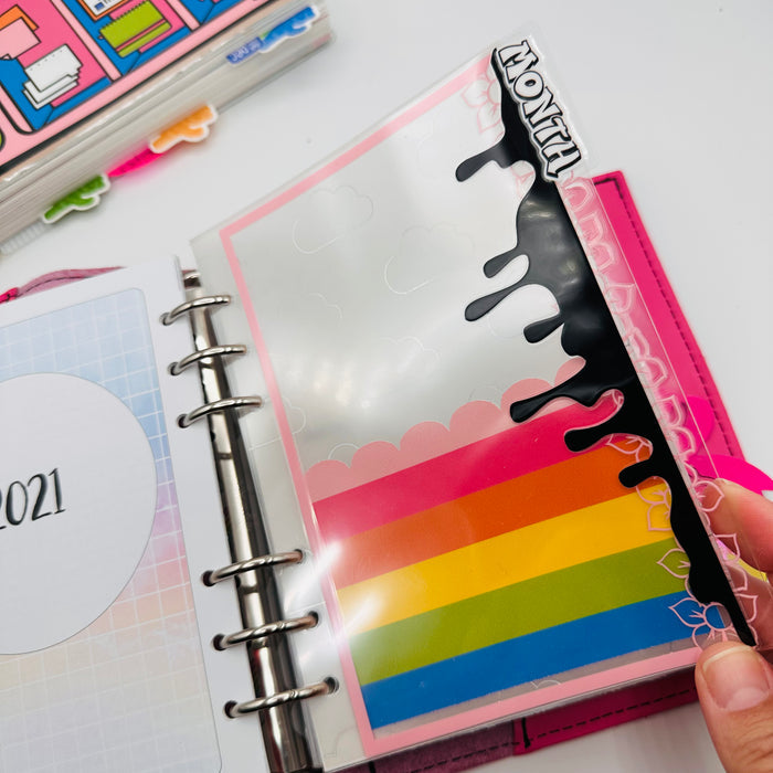 Graffiti Letter Dividers - SIDE TABS