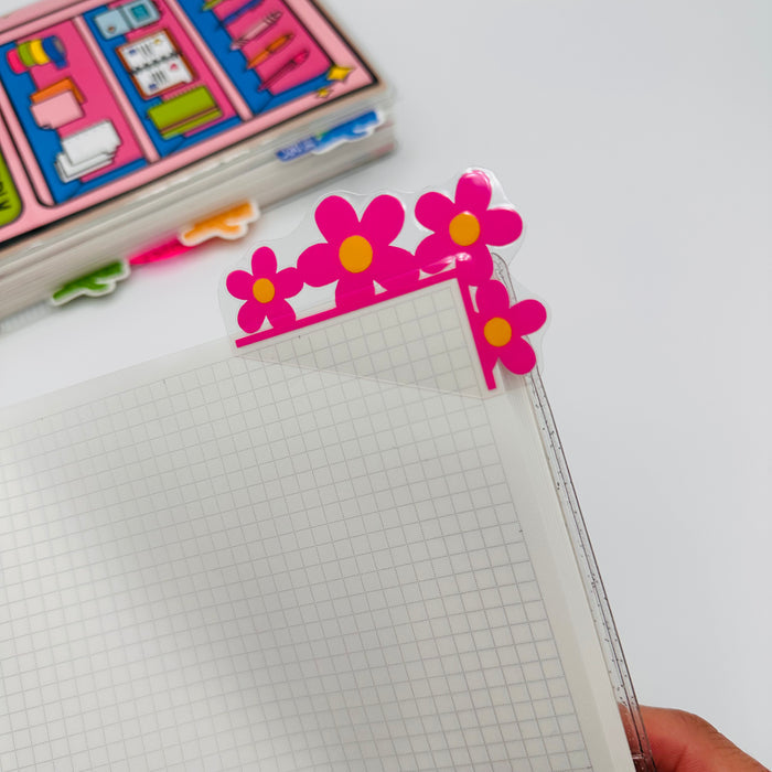 Daisy Pop Floral Corner Tab