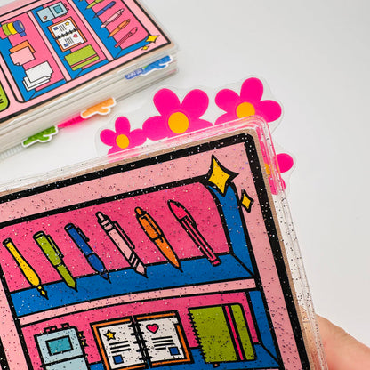 Daisy Pop Floral Corner Tab