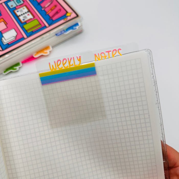 Spring Rainbow Mini Tab Dividers