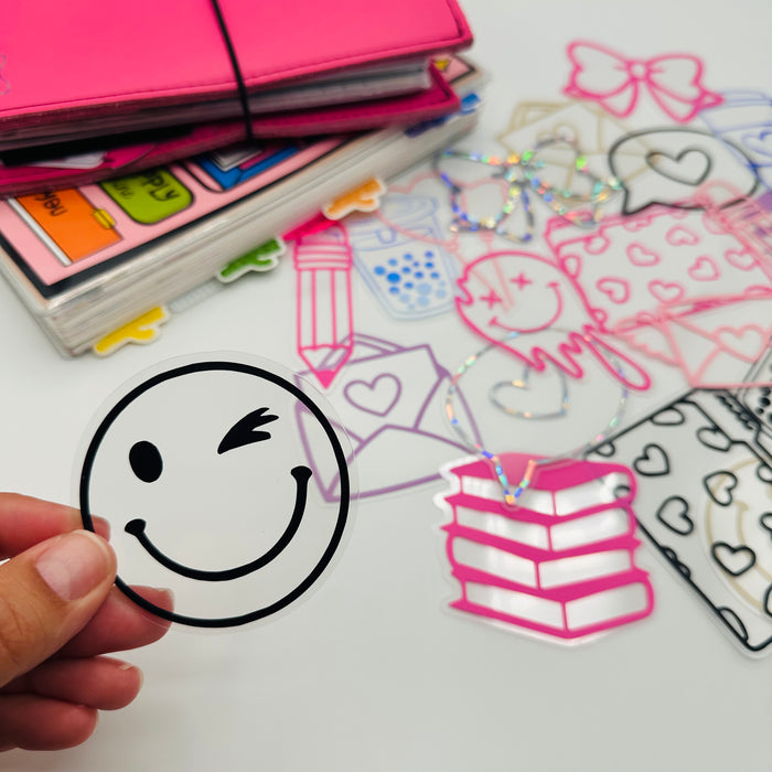 Winking Smiley Vinyl Ephemera