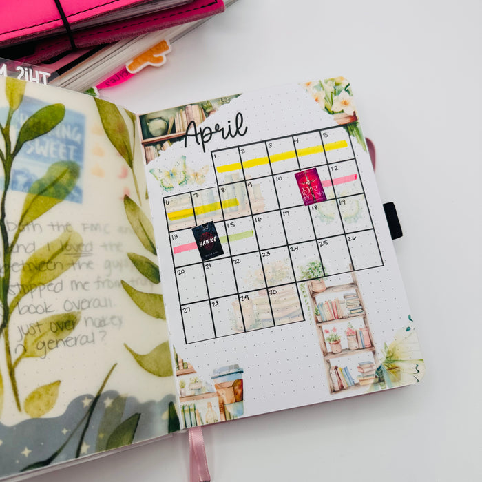 Winter Frost Planner Monthly Layout Sticker Kit