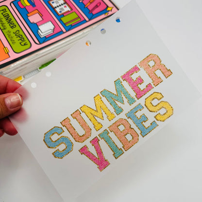 Summer Vibes Vellum Dashboard