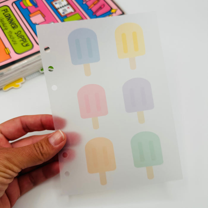 Summer Popsicle Vellum Dashboard