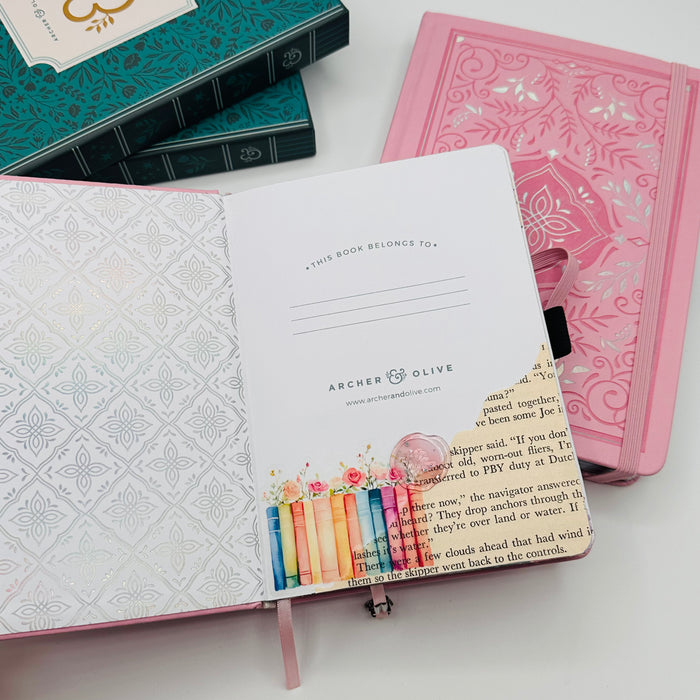 B6 Pre-Setup Reading Journal - TypeA Twin Theme