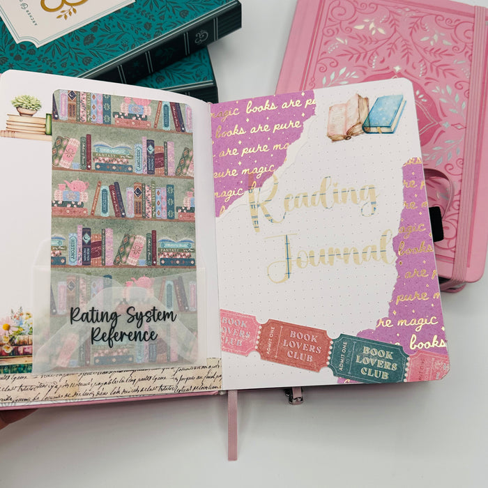 B6 Pre-Setup Reading Journal - TypeA Twin Theme