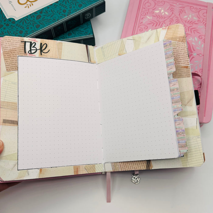 B6 Pre-Setup Reading Journal - TypeA Twin Theme