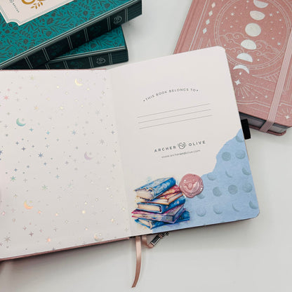 B6 Pre-Setup Reading Journal - Celestial Theme