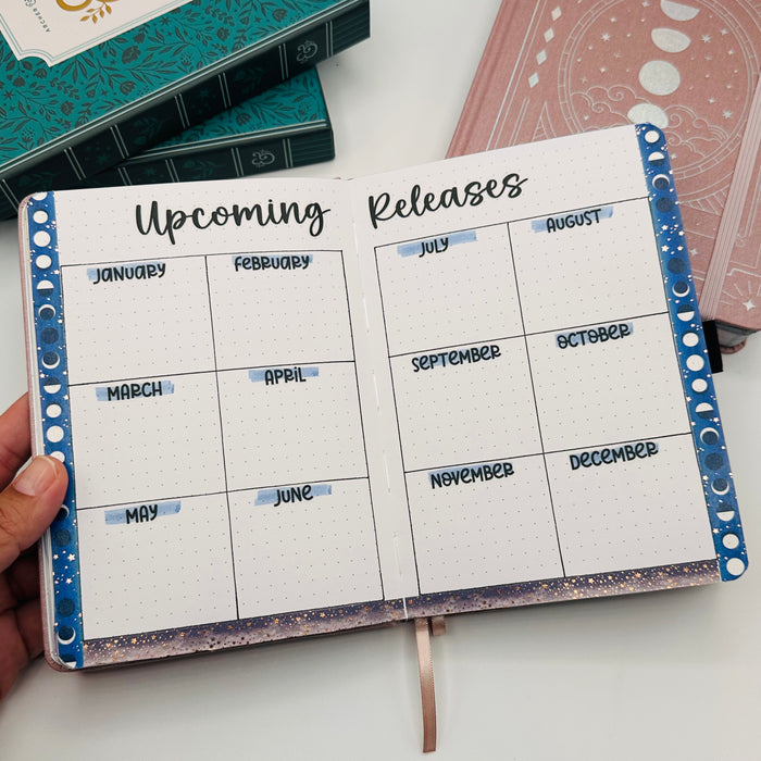 B6 Pre-Setup Reading Journal - Celestial Theme